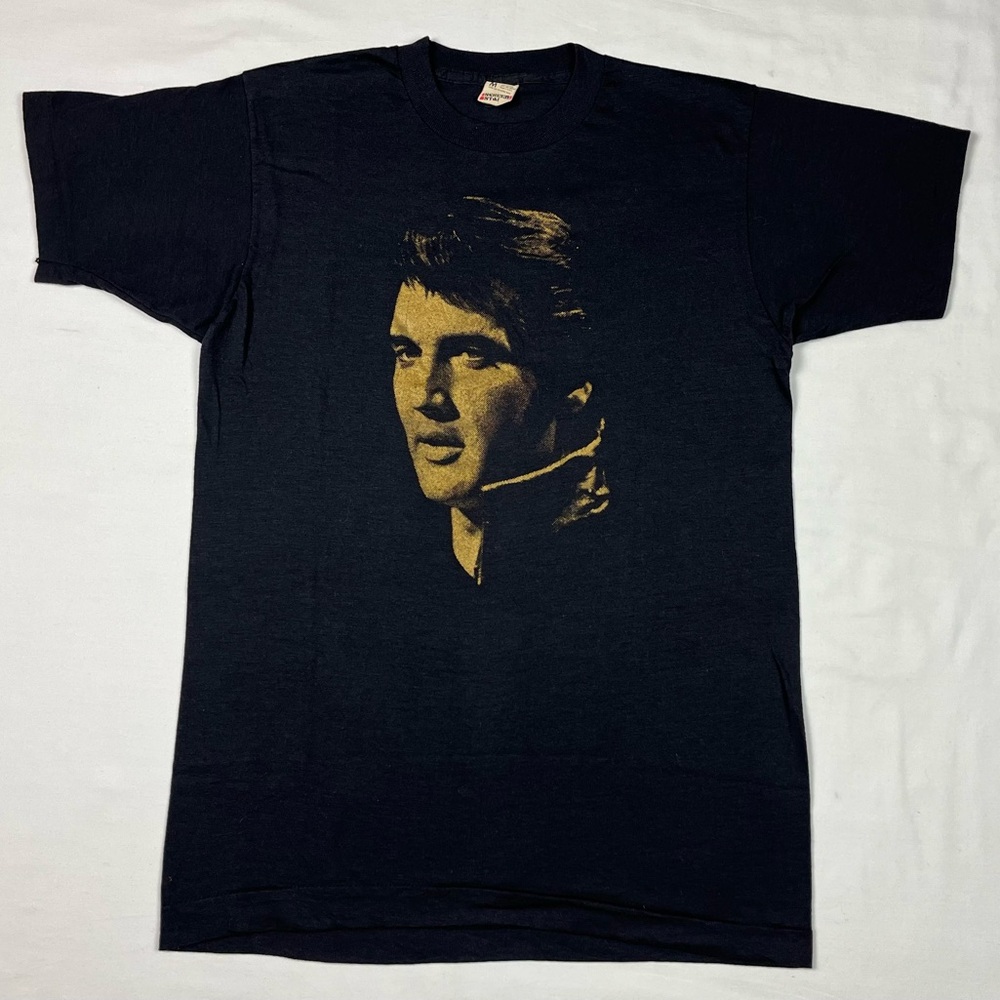 Vtg Elvis Presley Womens T-Shirt Medium 80s HBO One Night With You B3